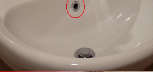 The small hole on the sink, which might seem unnecessary, actually serves a surprising function! 