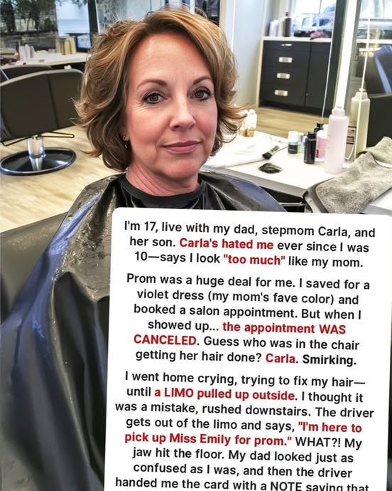 My Stepmom Secretly Canceled My Prom Hair Appointment to Ruin My Day – But Her Jaw