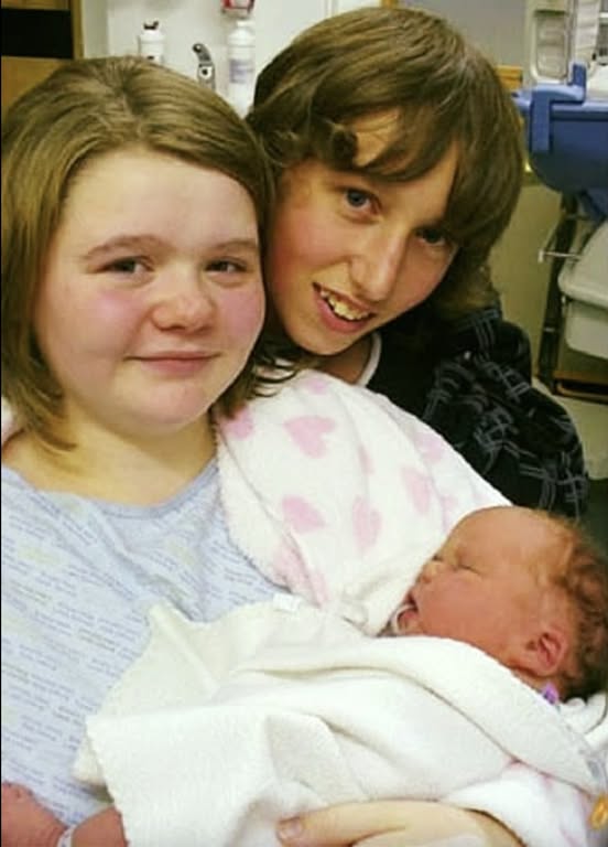 The 14-year-olds became Britain’s youngest parents