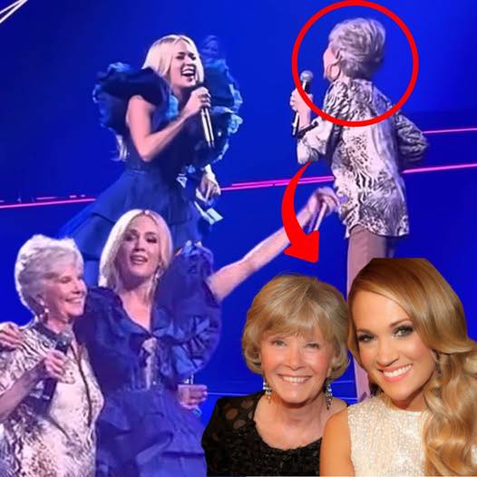 In a moment straight from the heart, Carrie Underwood brought her mom on stage to sing “All-American Girl,” turning the spotlight into a thank-you note to the woman who made it all possible. With every lyric, it wasn’t just a song—it was a tear-filled hug, a kitchen-table memory, and a lifetime of love wrapped into one unforgettable moment.