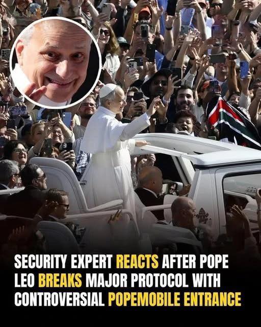 Security Experts Stunned After Pope Leo’s Bold Popemobile Entrance Breaks Protocol